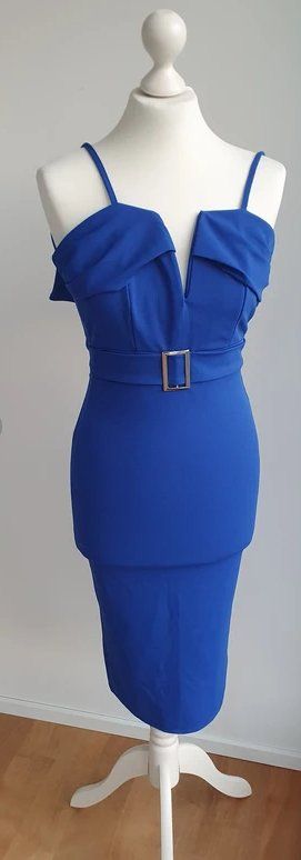 Kleider: Kleid royalblau, Grösse 34, elegant – Gebraucht aus Stansstad von InStyle8 4
