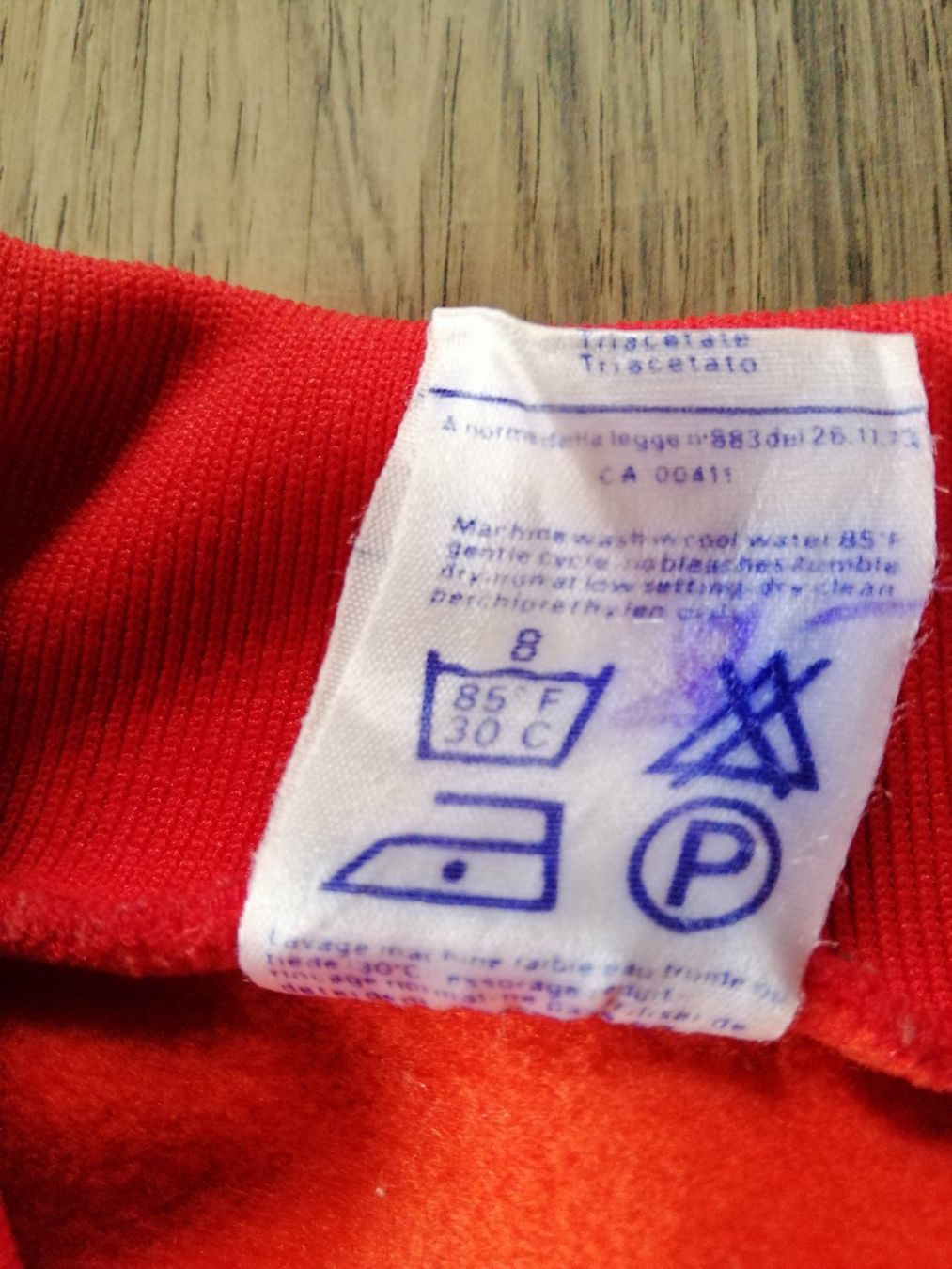 Adidas Giacche: Original Adidas Trainerjacke rot ,70er/80er – Usato da Villmergen venduto da MONCHHICHI 5