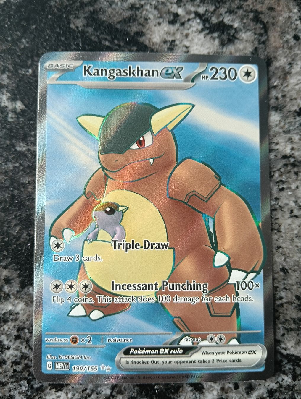 Pokémon Carte collezionabili: Kangaskhan EX -  Pokémon 151 – Usato da LEUZIGEN venduto da mic_sdh5