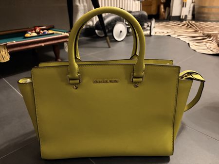 Sac Michael Kors Jaune Printemps Été - Parfait État!
