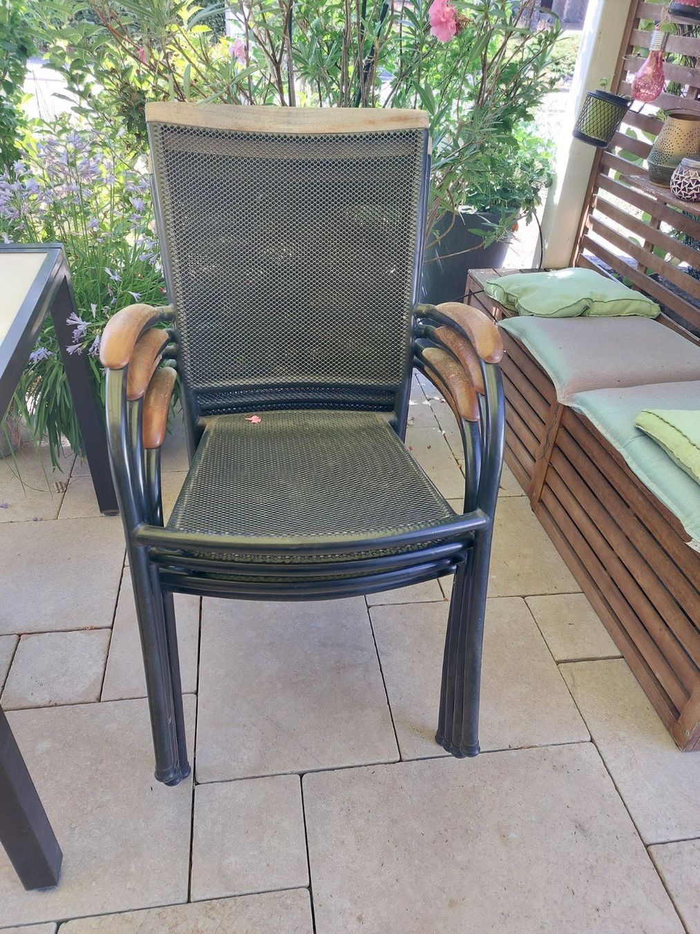 Livique Set de table et chaises: Glasgartentisch auszeihbar mit passenden Stühlen – D'occasion à Derendingen par crissy74 2