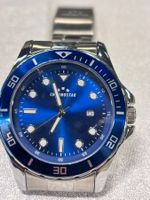 Chronostar Armbanduhr Herren blau guter Zustand