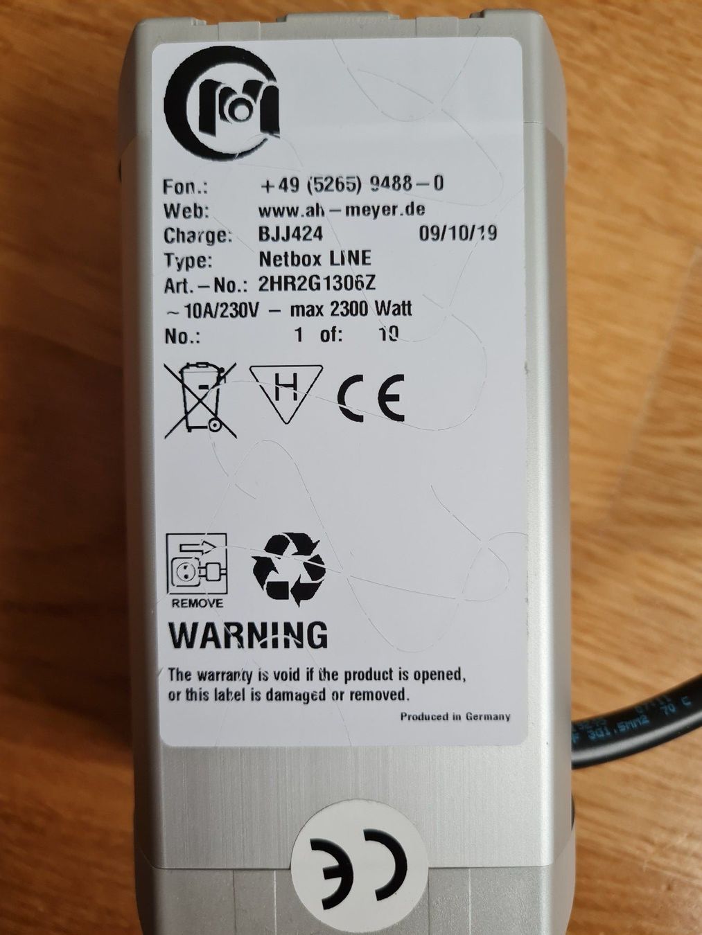 Spine: 28x Einbausteckdose A&H Meyer - NETBOX Line 1x CH 2x USB – Nuovo e nell'imballaggio originale da Nottwil venduto da Norex 3