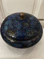 Ancien petit pot à gingembre Zi Jin Cheng émaillé cloisonné 