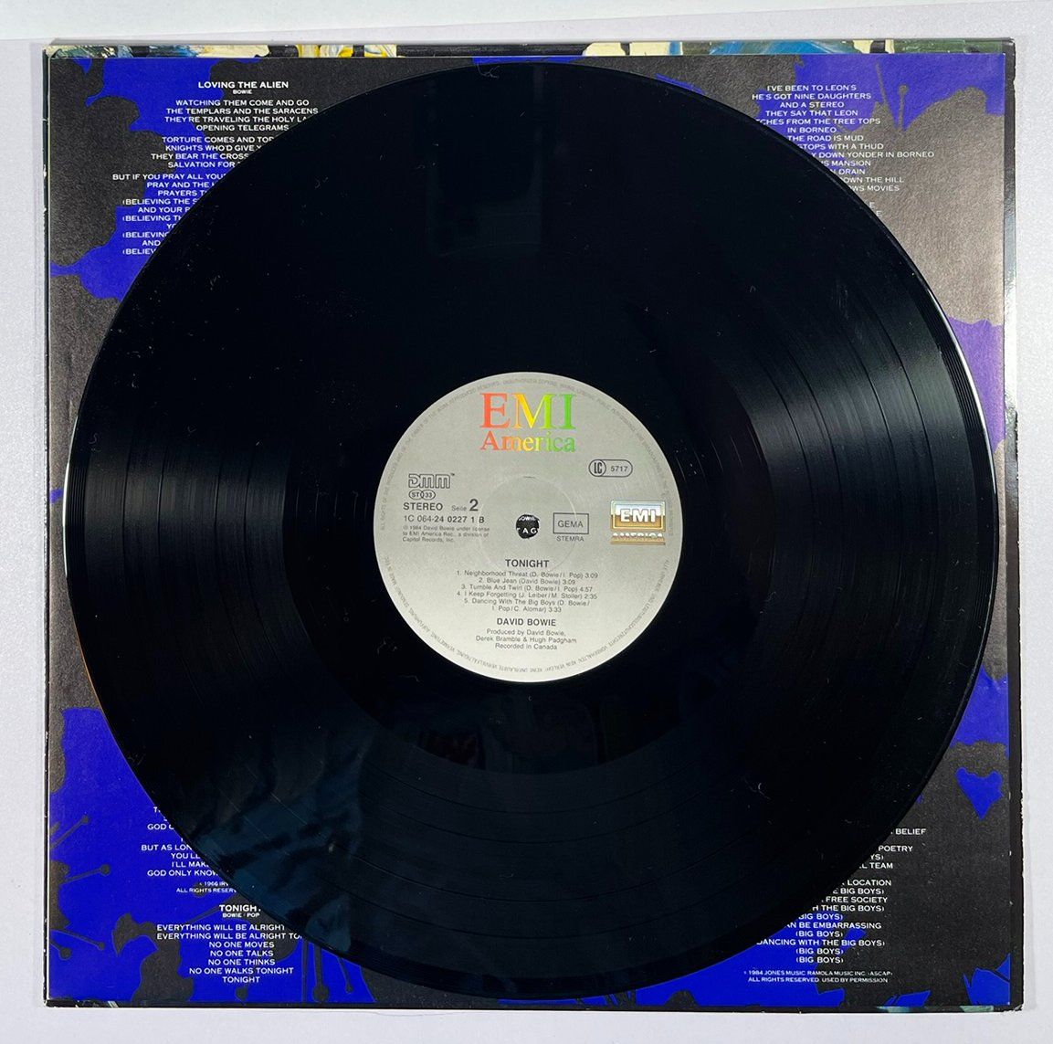 Schallplatten: LP: DAVID BOWIE - Tonight (1984) – Gebraucht aus Frenkendorf von Yard-Sale-2000 4
