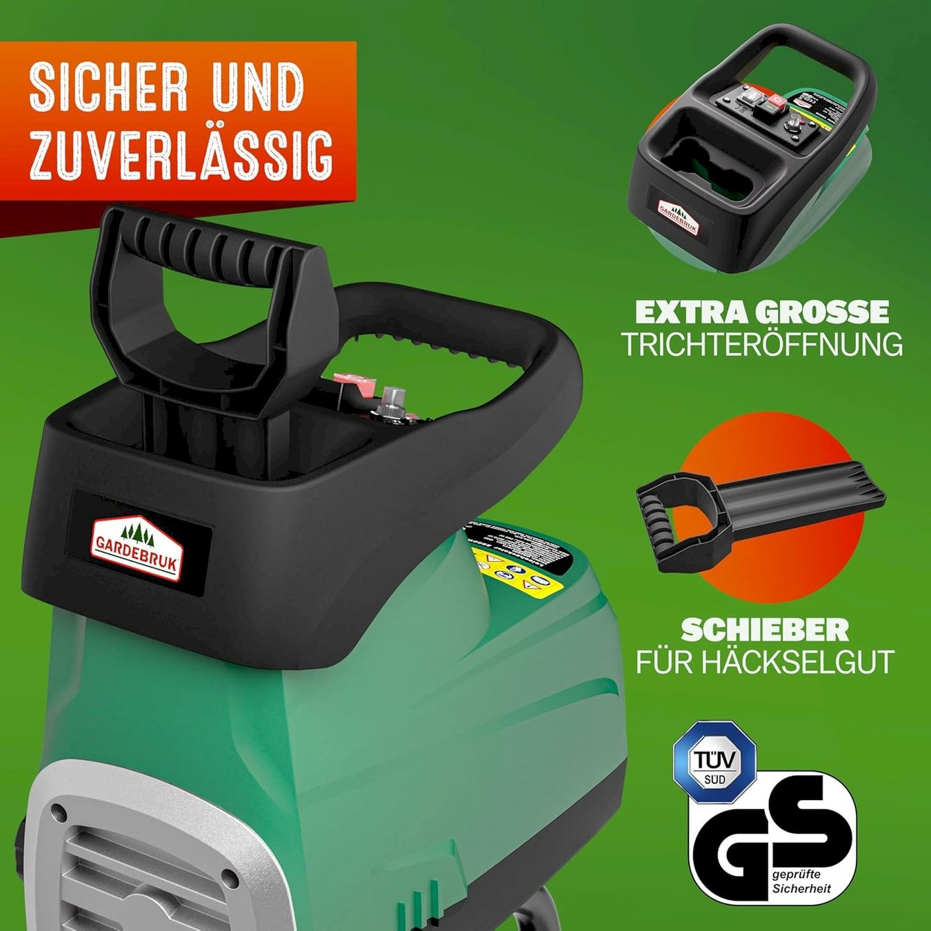 Trinciatrici: Gardebruk Leisehäcksler Schredder Garten – Nuovo e nell'imballaggio originale da Bottighofen venduto da zaap 2