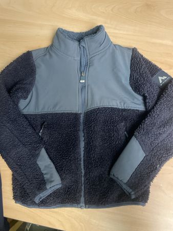 McKinley Teddy Fleecejacke grau blau Gr.140