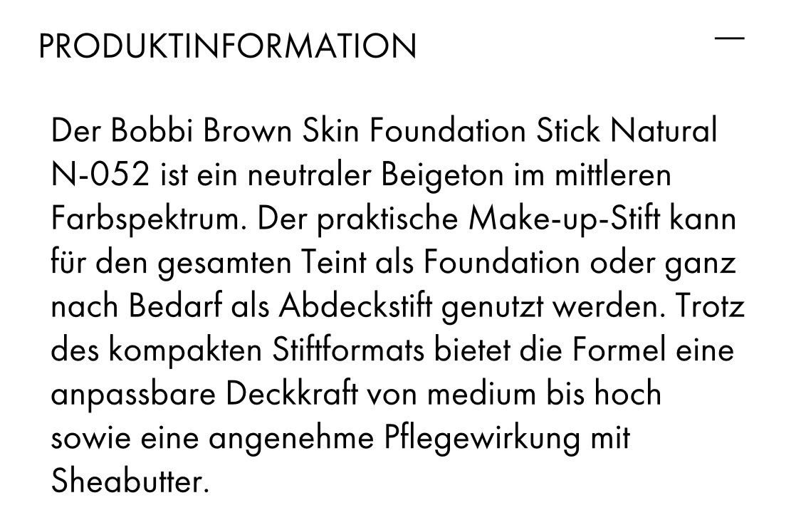 Make-up: BOBBI BROWN Skin Foundation Stick N 052 – Usato da Emmenbrücke venduto da little.treasures 4