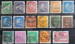 Schweden Lot mit alten Werten I