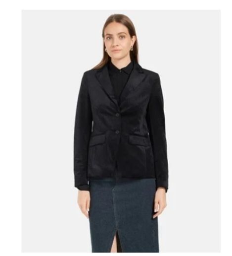 Nile Giacche: NILE - Blazer velours noir XS – Nuovo e nell'imballaggio originale da Cressier - NE venduto da bloomydays