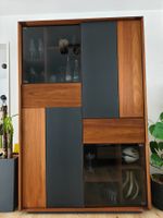 Wohnschrank Holz - Vitrine Helsinki