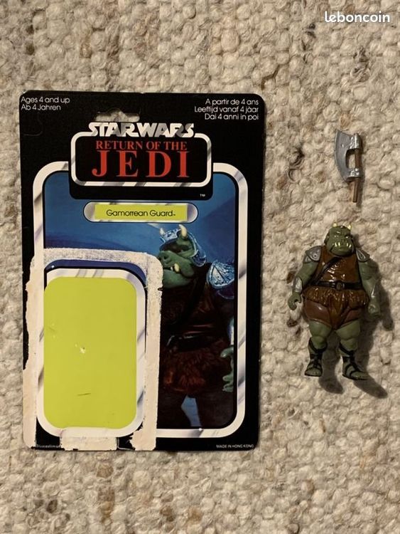 Kenner STAR WARS Meccano Vintage RETOUR DU JEDI Cardback