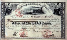 Baltimore and Ohio Railroad Company - 1857