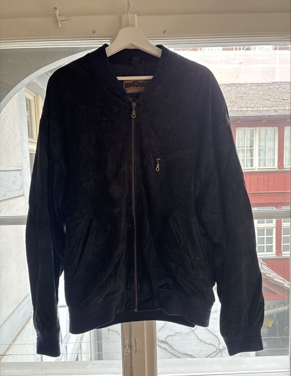 Giacche: Herren Lederjacke schwarz Echtleder  – Usato da Basel venduto da bul_z6dk 2