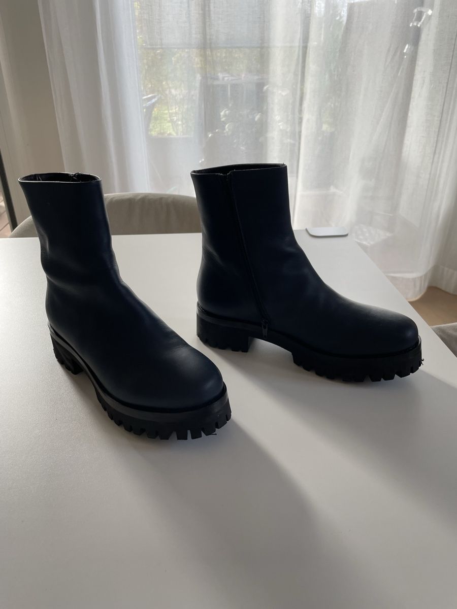 Chaussures femmes: P. Flowers Stiefelette blau – D'occasion à Winterthur par Momara 2