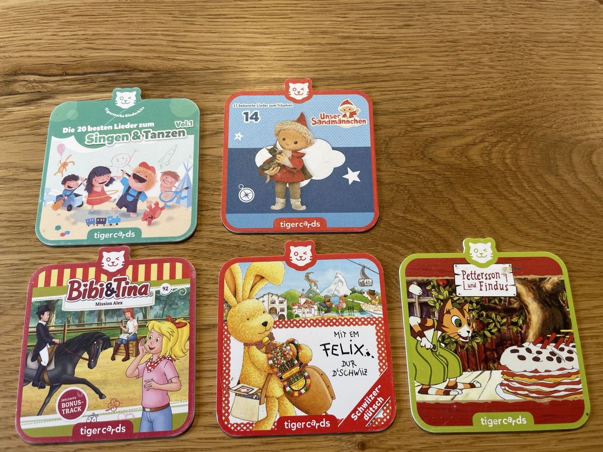 Audiolibri: Tiger Cards – Usato da Zofingen venduto da tinics