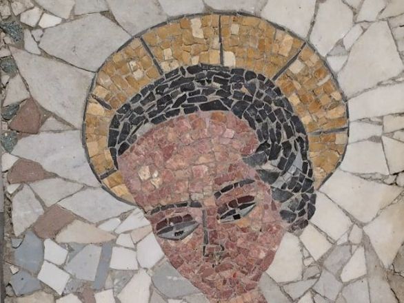 Sculture & Statue: Madonna Handgemachtes Kunst Mosaik – Usato da Zürich venduto da Zuerichparis08 1