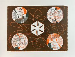 Peter Emch. Holzschnitt, 1995. SIGNIERT