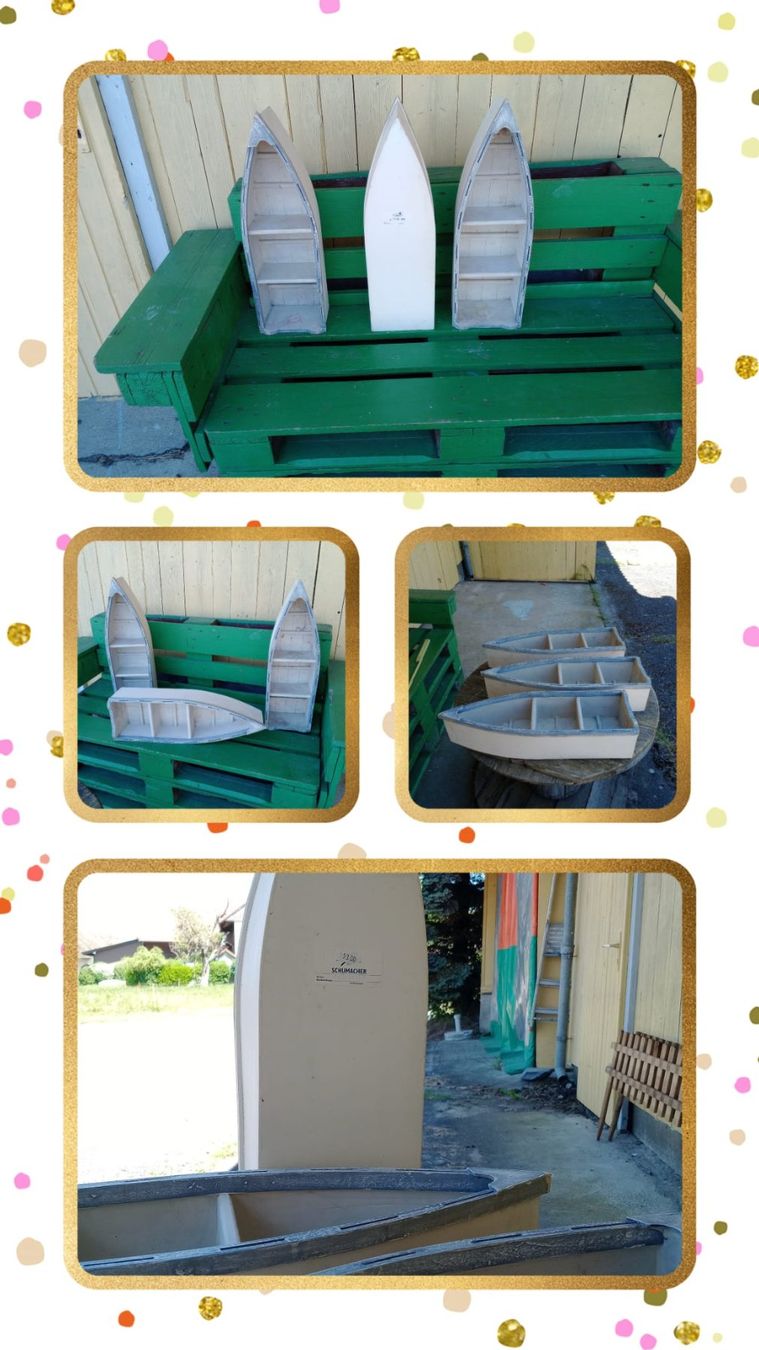 Tutte le decorazioni: Bateau décoratif en bois, objet d'artisanat. – Usato da Payerne venduto da jea_m6nb 5