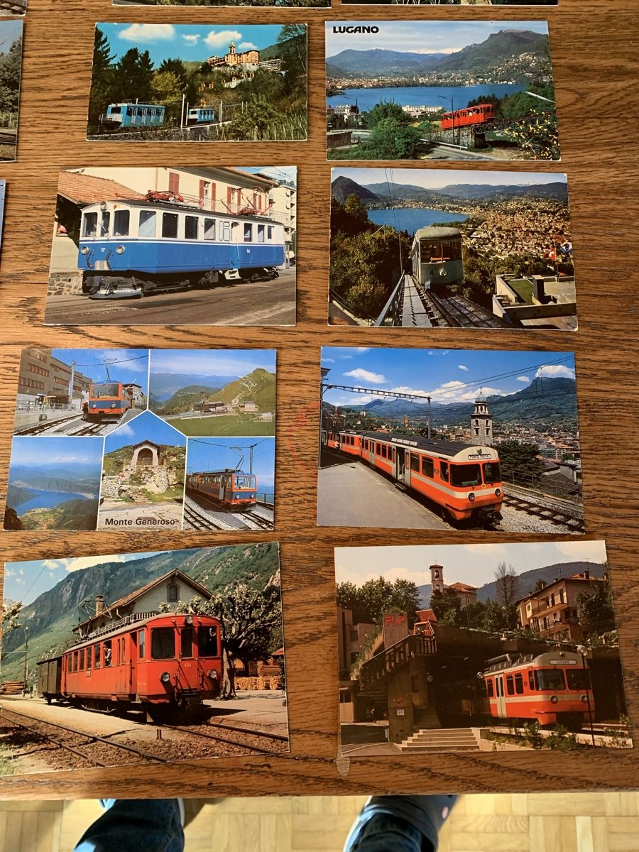 Modellini di ferrovie: Ansichtskarten Tessiner Bahnen – Usato da Winden venduto da EmilNeu 2