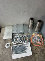 Metallteile Sortiment Stahlplatten Ringe Wellen Konvolut