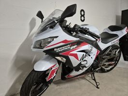 Kawasaki Ninja 300 Weiss im Venom Design