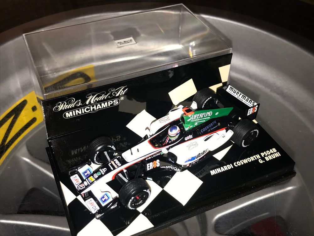 F1 1/43 Minardi cosworth ps04b / Z.Baumgartner / 2004 / minichamps