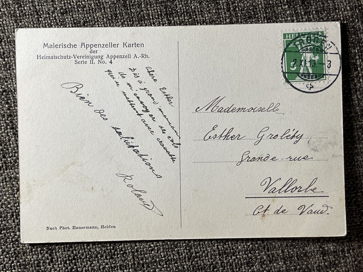 Cartoline postali: In Schwendi bei Heiden – Usato da Strengelbach venduto da Aschatan5 1