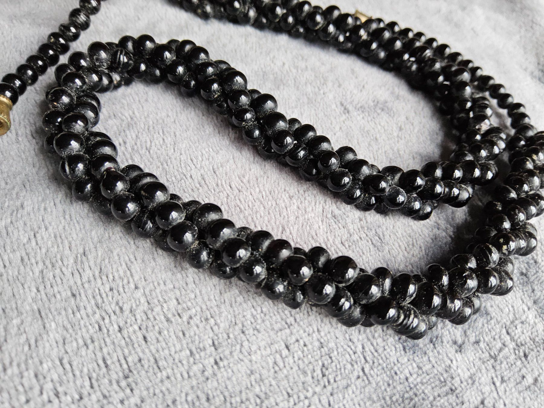 Ketten: Antike Trauer schwarze Halskette Collier, ca 1880 – Gebraucht aus Zürich von SciTec 8