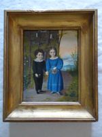 Biedermeier Malerei sign.Beby vermutlich Bebi Heinrich  1830