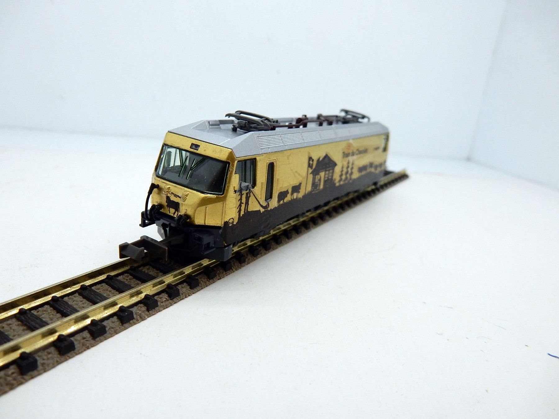 Kato Modellini di ferrovie: N - MOB   Motrice Ge 4/4 III   -"Train chocolat " - – Nuovo (secondo la descrizione) da Locarno venduto da Gudrun2 2