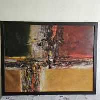 Öl Bild Gespachtelt Moderne Kunst