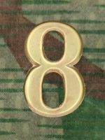 Ord. 1861 Nummer 8 zu Tschako, Gold, Reproduktion