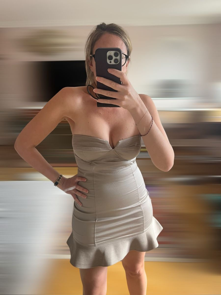 Vestiti: Robe bustier Paul & Joe élégante T. 40 beige clair – Usato da Lausanne venduto da Stephaniesdressing 7