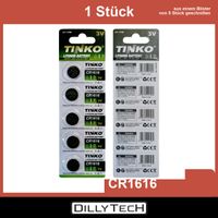 TINKO CR1616 Knopfzellenbatterie - 1 Stk.