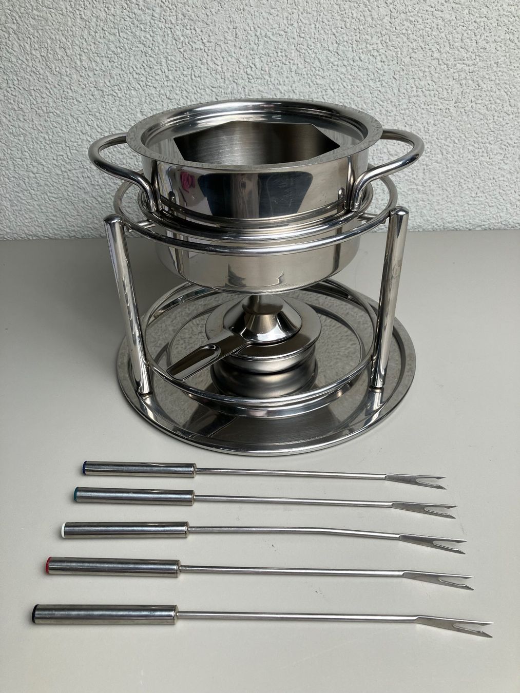 Pfannen: Fondue - Chinoise - Set – Gebraucht aus Stallikon von Colombaccio