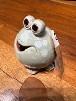Keramik Frosch Figur handgefertigt neu