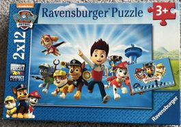 2-teiliges PawPatrol Puzzle. Ideal für kleine Fans.