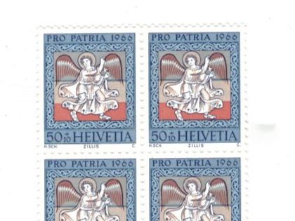 Tutti i francobolli: Abarten verschmierter Scheitel 132.2.01PRO PATRIA postfrisch – Nuovo (secondo la descrizione) da Widnau venduto da Seppl480