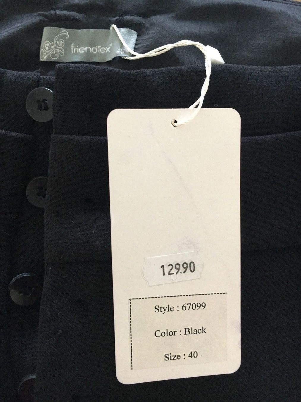 Hosen: Friendtex - Hose, schwarz, 7/8, 40 – Neu (gemäss Beschreibung) aus Luzern von Jiggy_8898 5