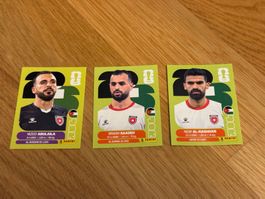 JOR 2, 9 und 10 Panini FIFA World Cup WM 2026