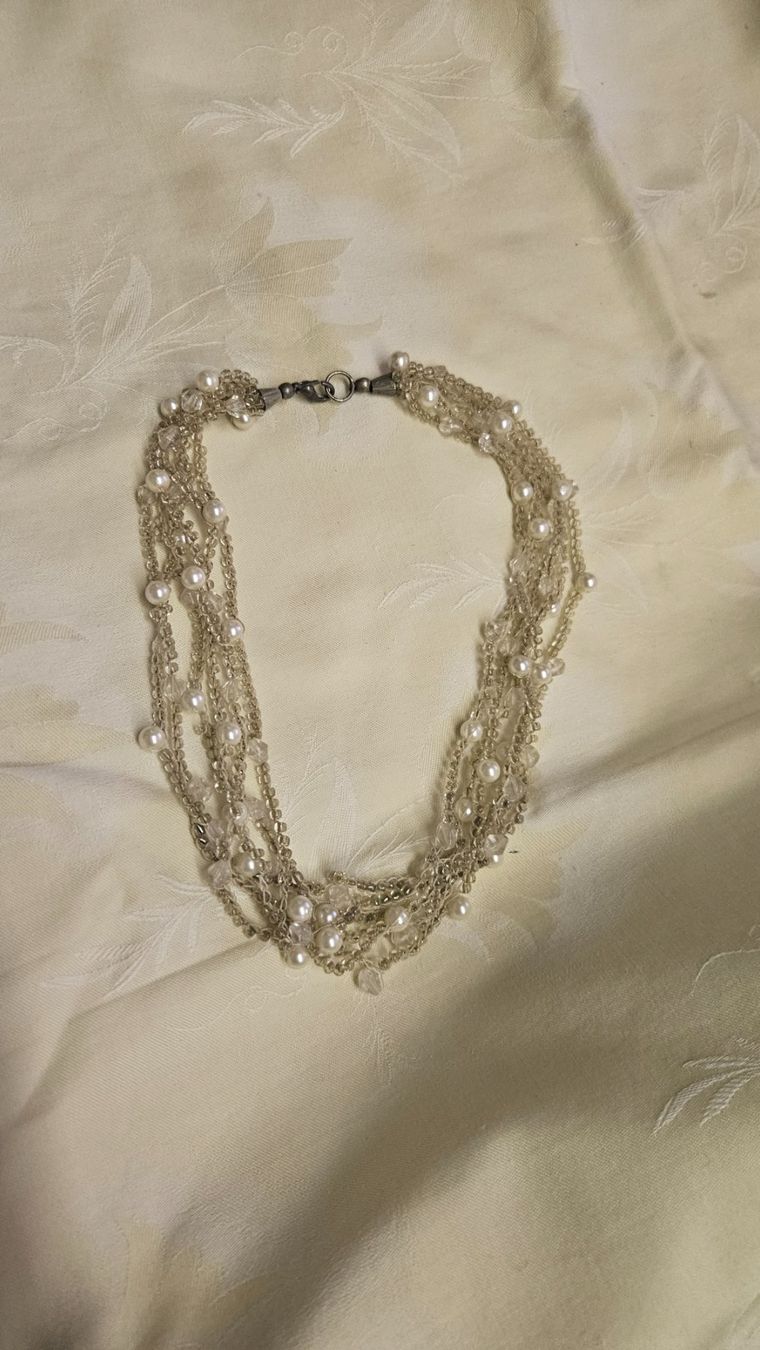 Ketten: Collana girocollo con giri multipli di perline – Gebraucht aus Melano von H-Sara