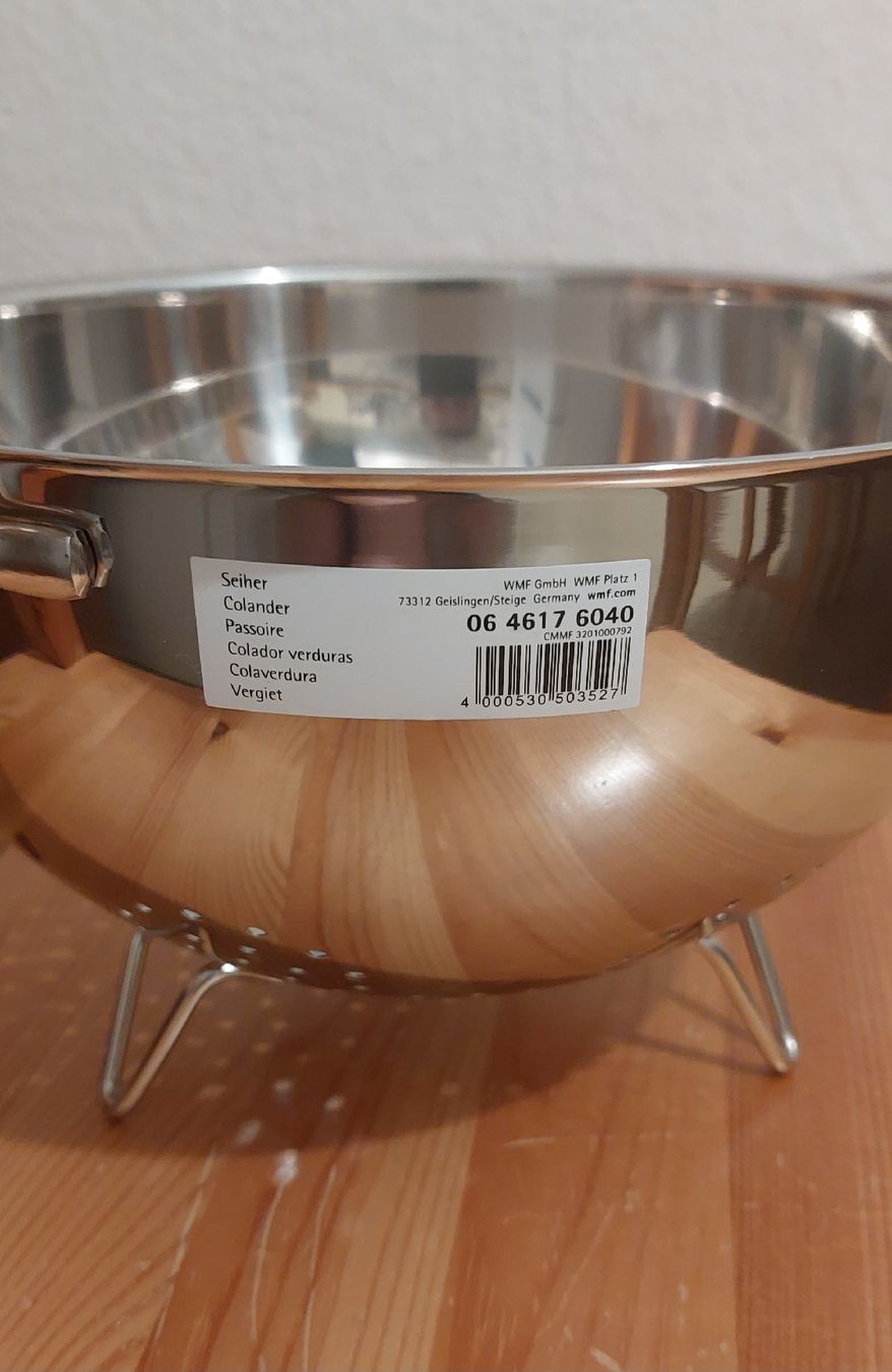 WMF Küchengeräte: WMF Gourmet Sieb Edelstahl 24 cm – Neu und originalverpackt aus Glattfelden von Roman2504 3