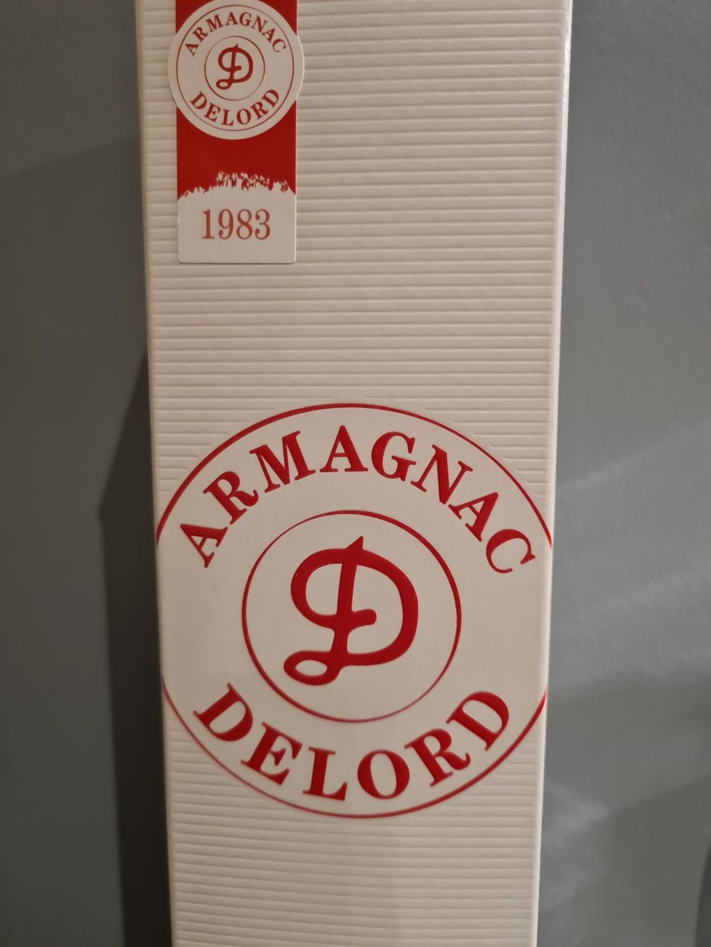 Flaschen: Bouteille Armagnac Delord millésime 1983 – Gebraucht aus Estavayer-le-Lac von Classic83 2
