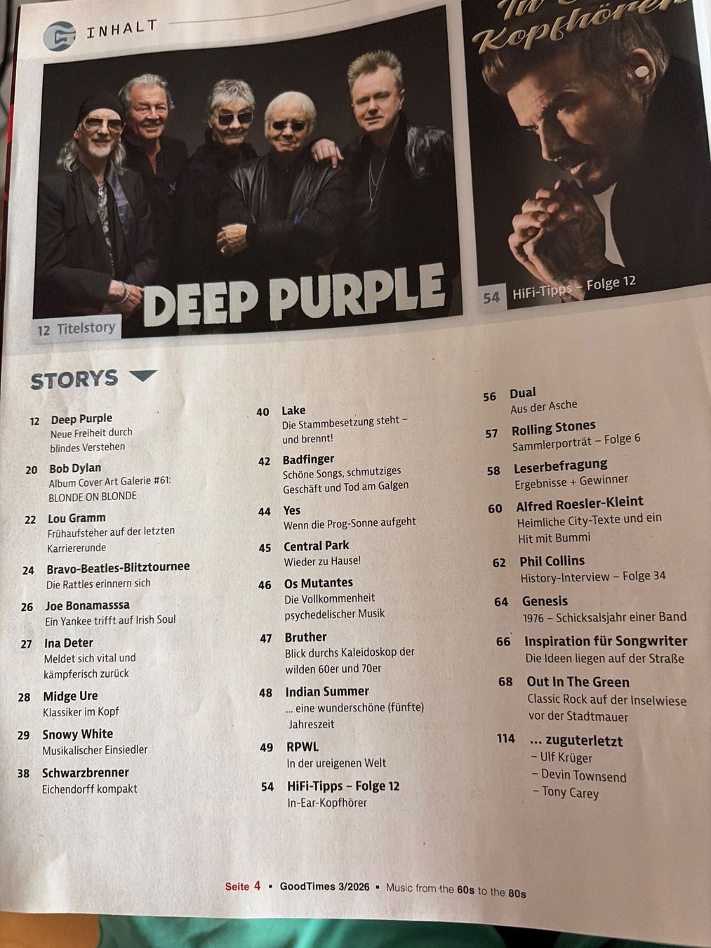 Riviste & Magazine: Deep Purple – Usato da Aeschi SO venduto da Stones55 1