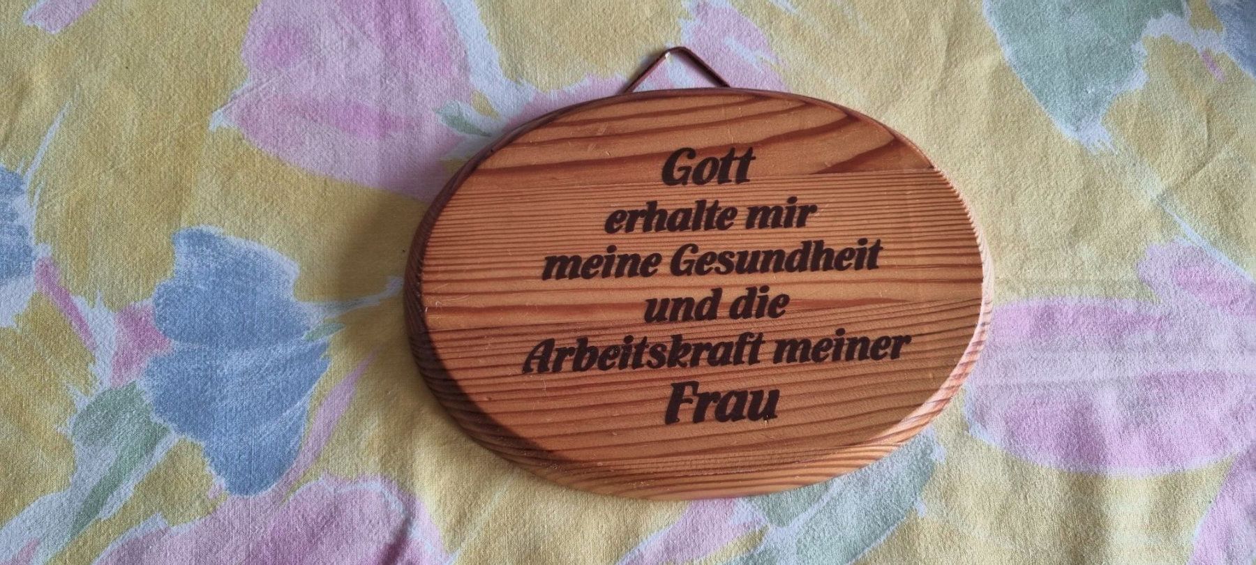 Alle Dekorationen: Kleines Schild – Gebraucht aus Derendingen von Rider3