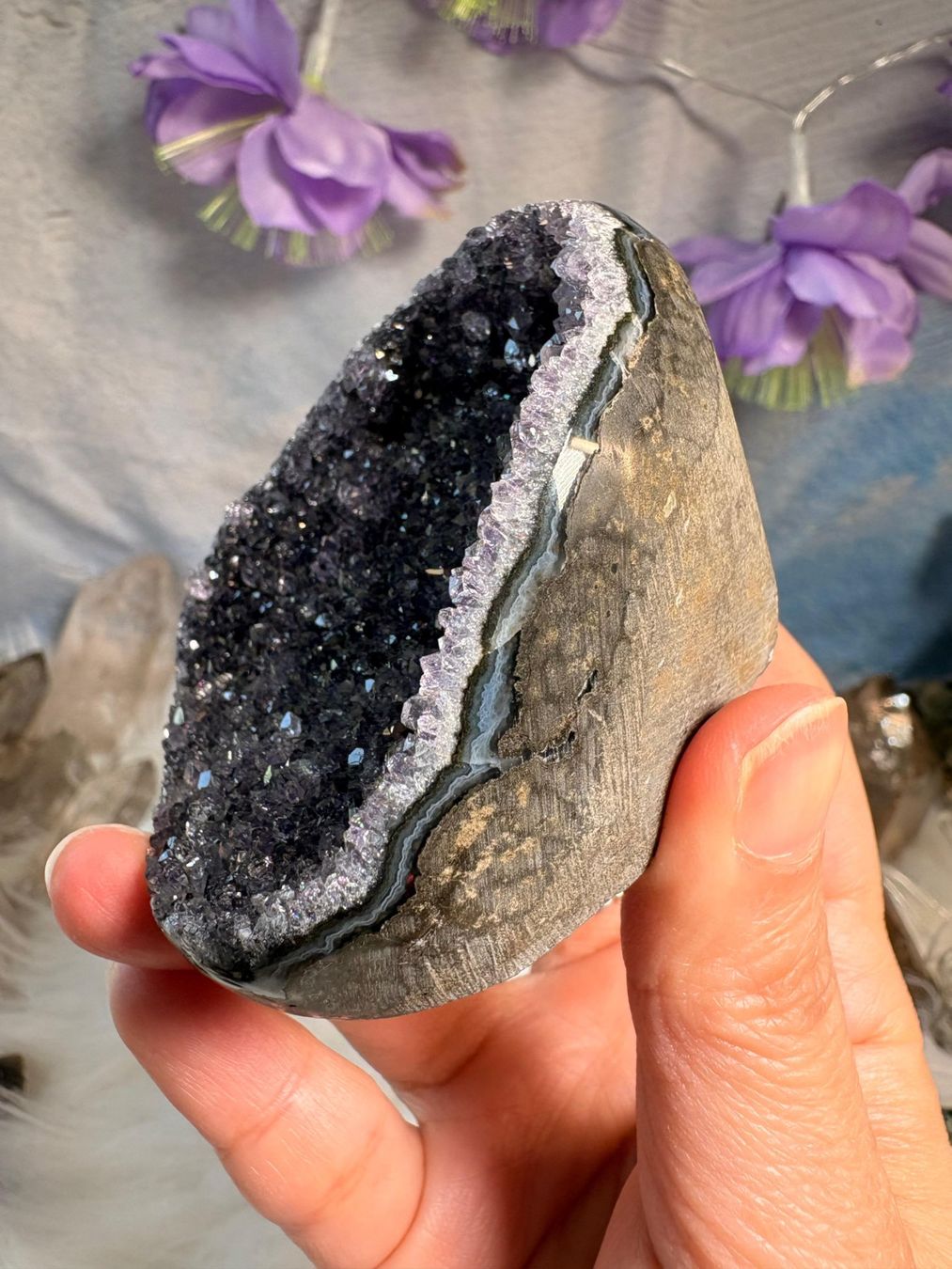 Mineralien & Heilsteine: Amethyst Geode – Neu (gemäss Beschreibung) aus Neuheim von m.hald 3