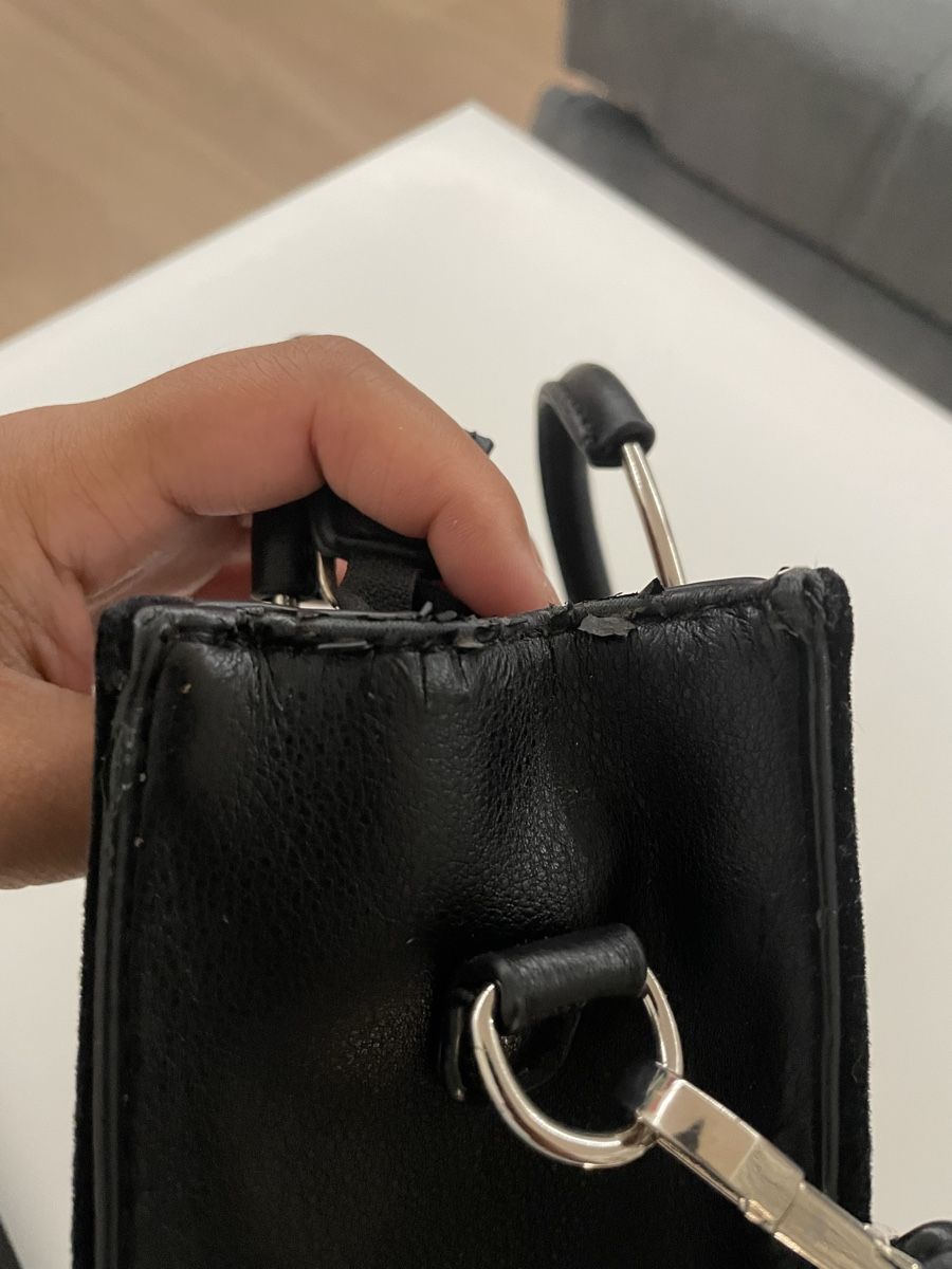 Borse da donna: SCHWARZE HANDTASCHE MIT STICKEREI – Usato da Ziefen venduto da Elar_store 4