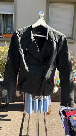 ONLY Jacke schwarz-grau Grösse 34