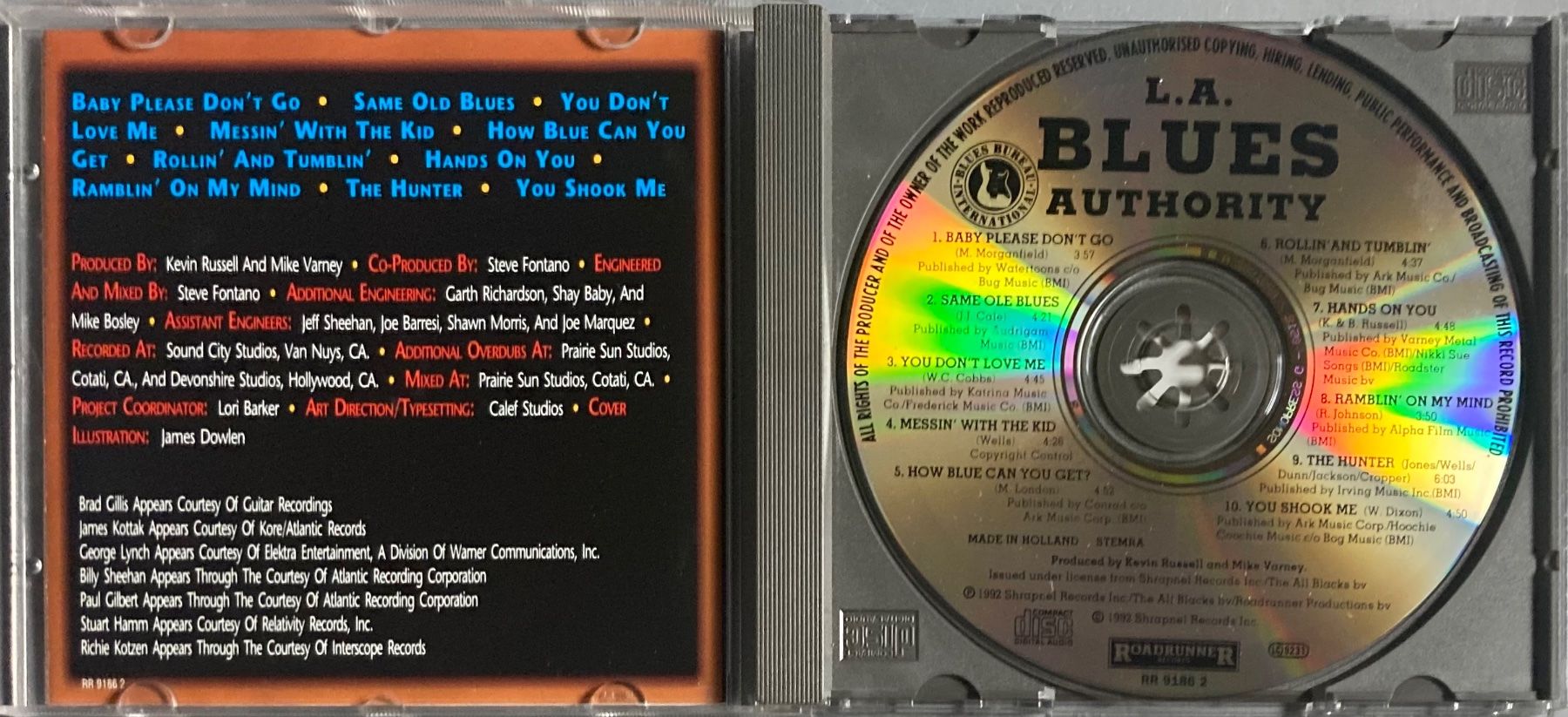 CD: L.A. BLUES  AUTHORITY – Usato da Poliez-Pittet venduto da Newtown-Records 2